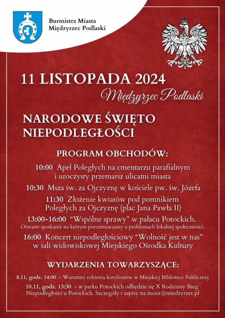 Zaproszenie na Święto Niepodległości